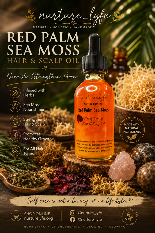 Red Palm Sea Moss Hair &Scalp Oil