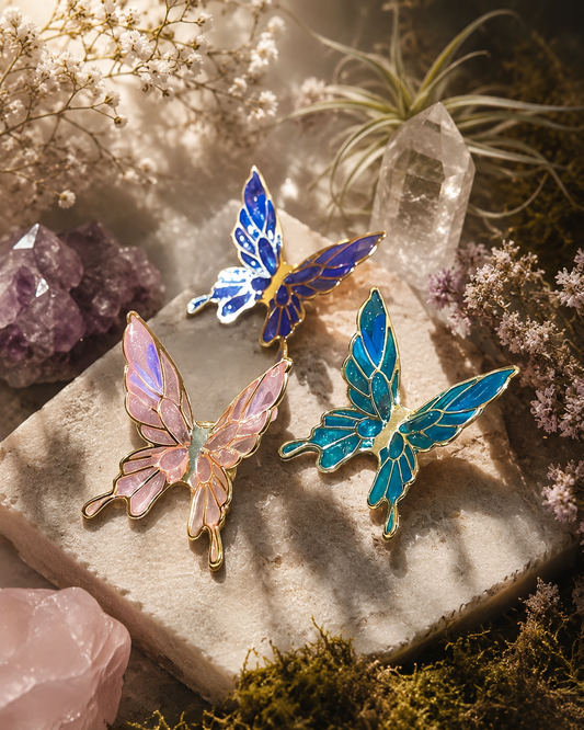 Butterfly Bloom Ear Cuff 🦋✨ Butterfly Ear Clip , No Piercing Ear Jewelry, Ear Bone Clip Earrings