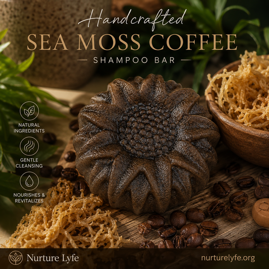 Sea Moss Coffee Shampoo Bar