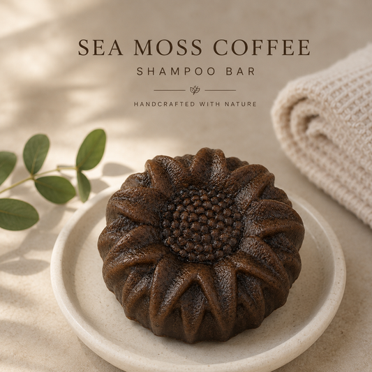 Sea Moss Coffee Shampoo Bar