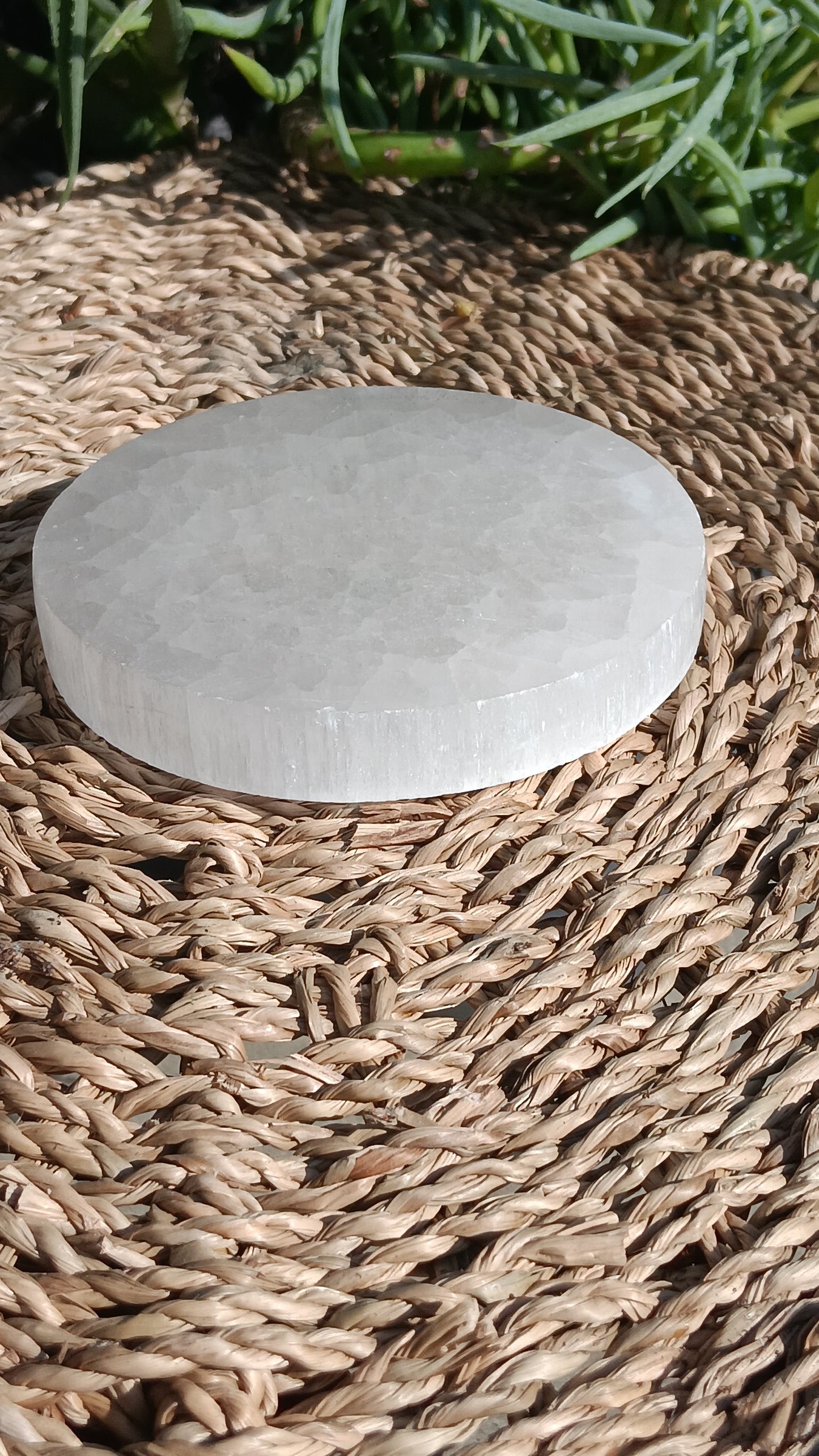 Selenite Charging Plate Circle