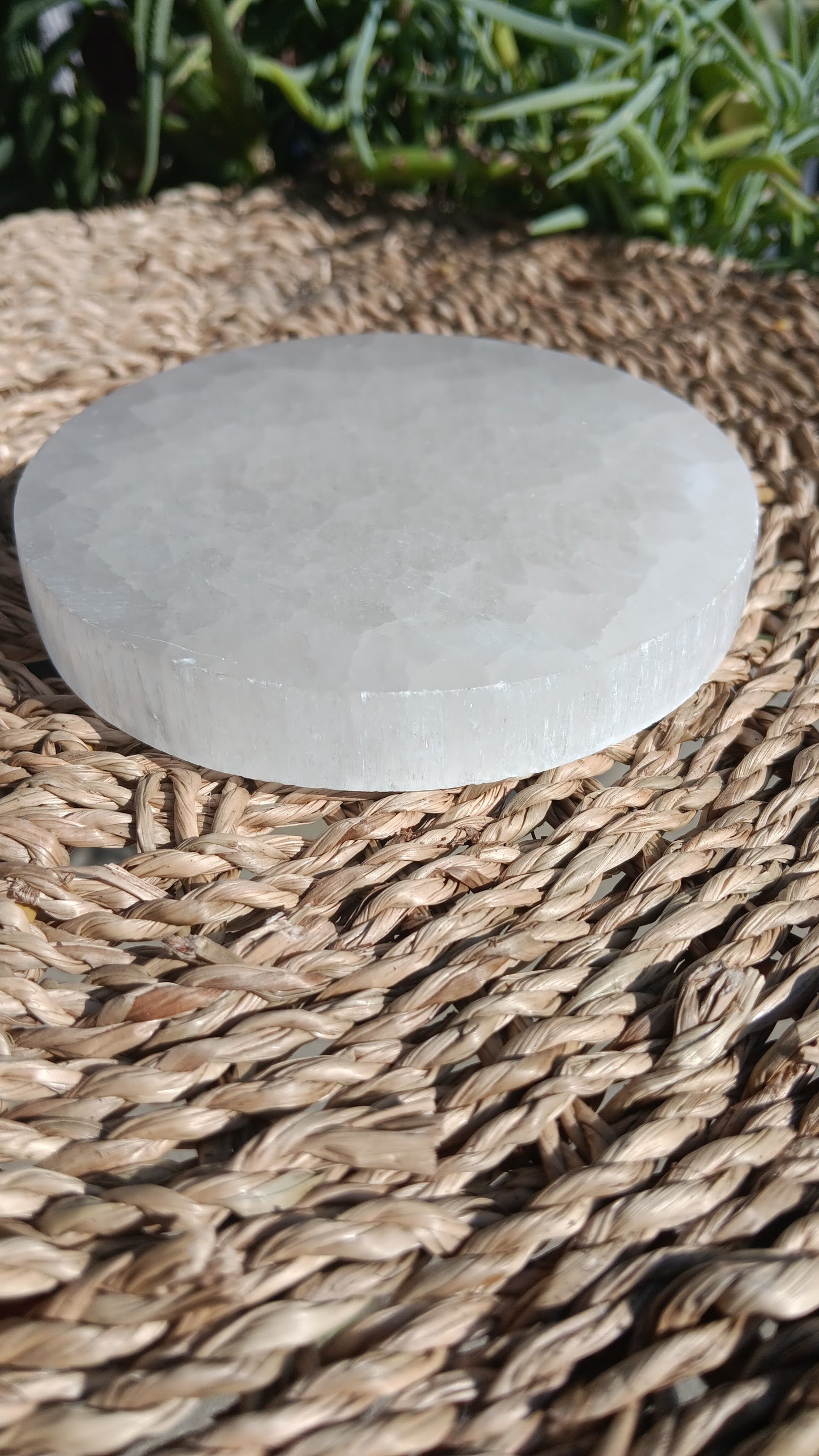 Selenite Charging Plate Circle