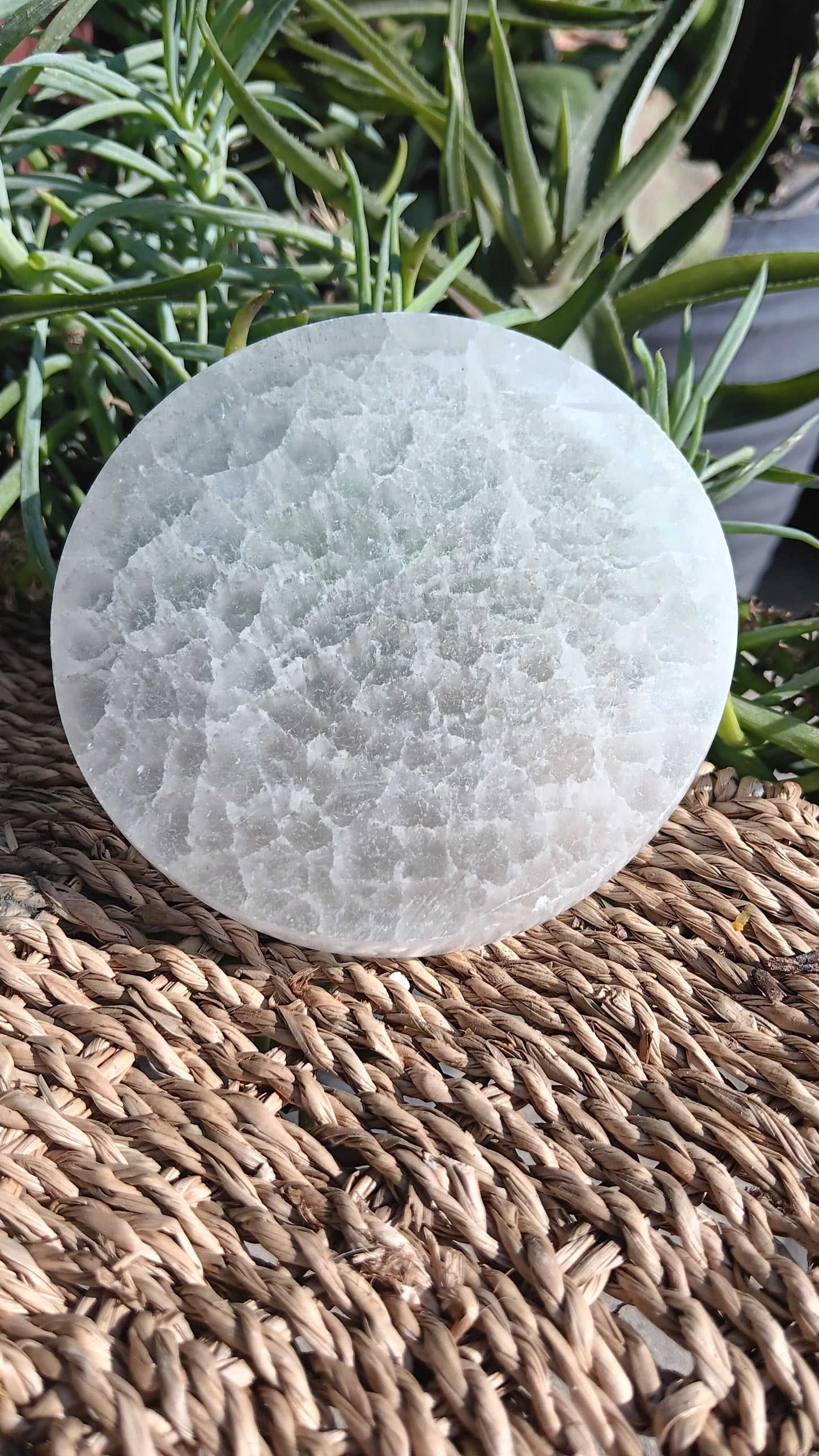 Selenite Charging Plate Circle