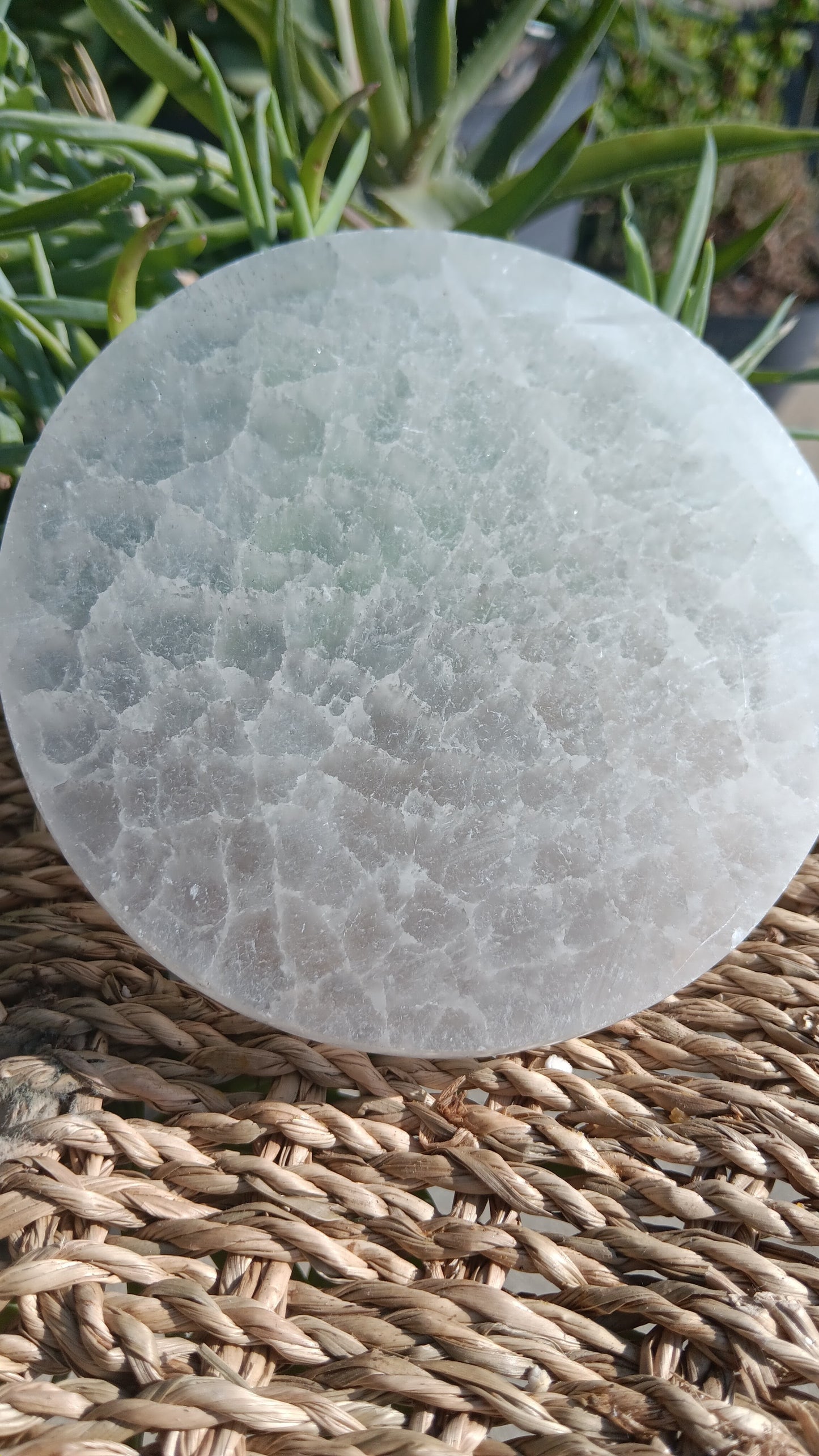 Selenite Charging Plate Circle
