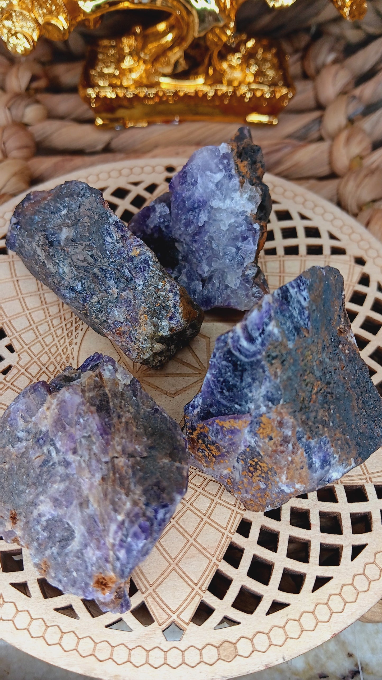 Raw Chevron Amethyst/ Natural Amethyst Stone