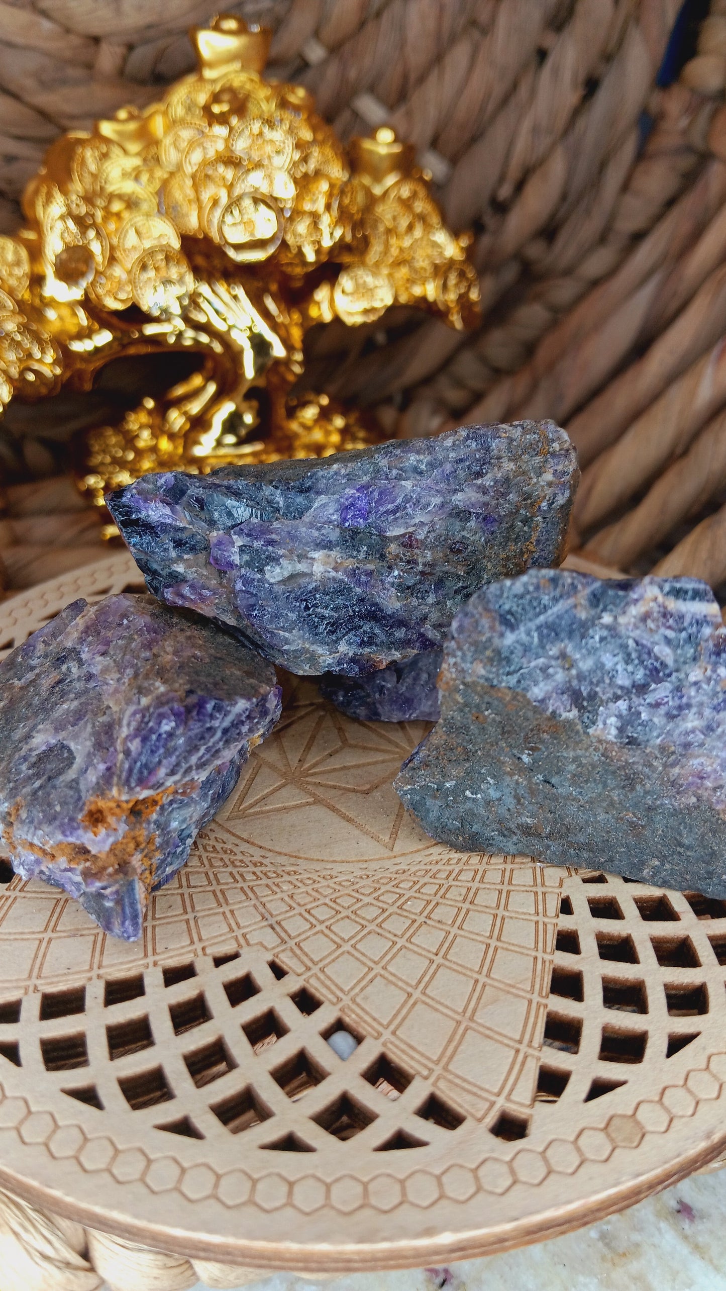 Raw Chevron Amethyst/ Natural Amethyst Stone