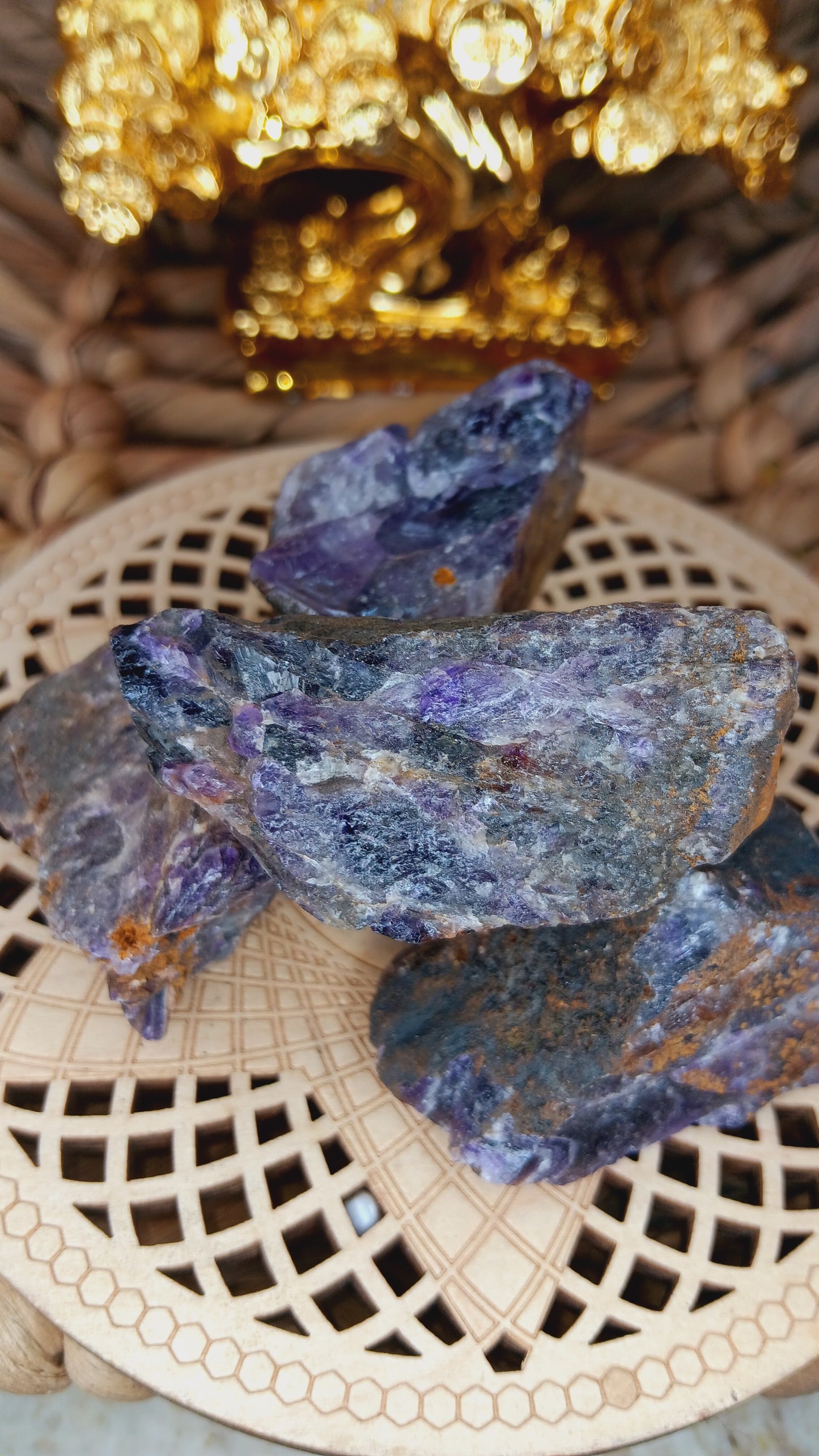 Raw Chevron Amethyst/ Natural Amethyst Stone