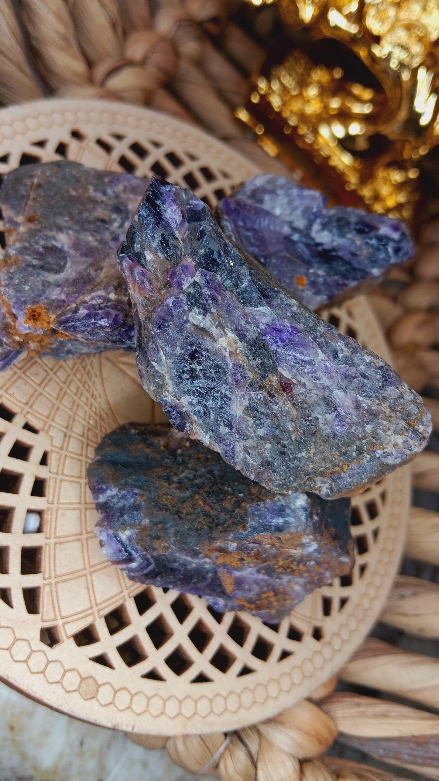 Raw Chevron Amethyst/ Natural Amethyst Stone