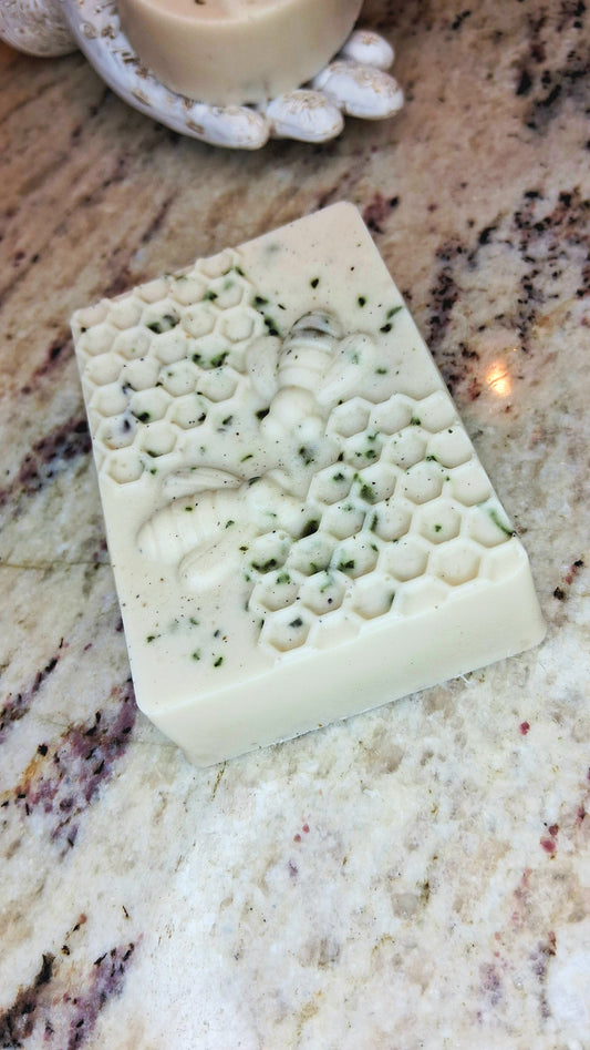 Sacred Coconut & Peppermint Sea Moss Cleansing Bar