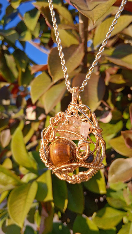 Greater Balance- Tiger Eye, Black Obsidian, Citrine