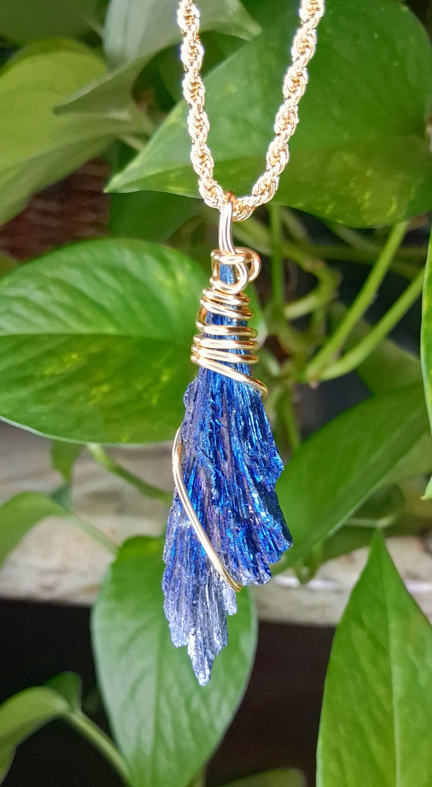 "Remain" Titanium Black Kyanite