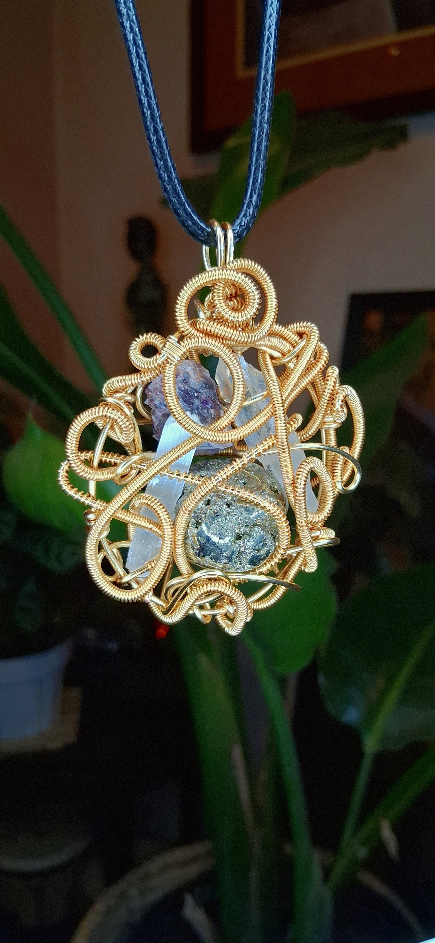 Energy Alignment ✨-Pyrite,Clear Quartz, Selenite