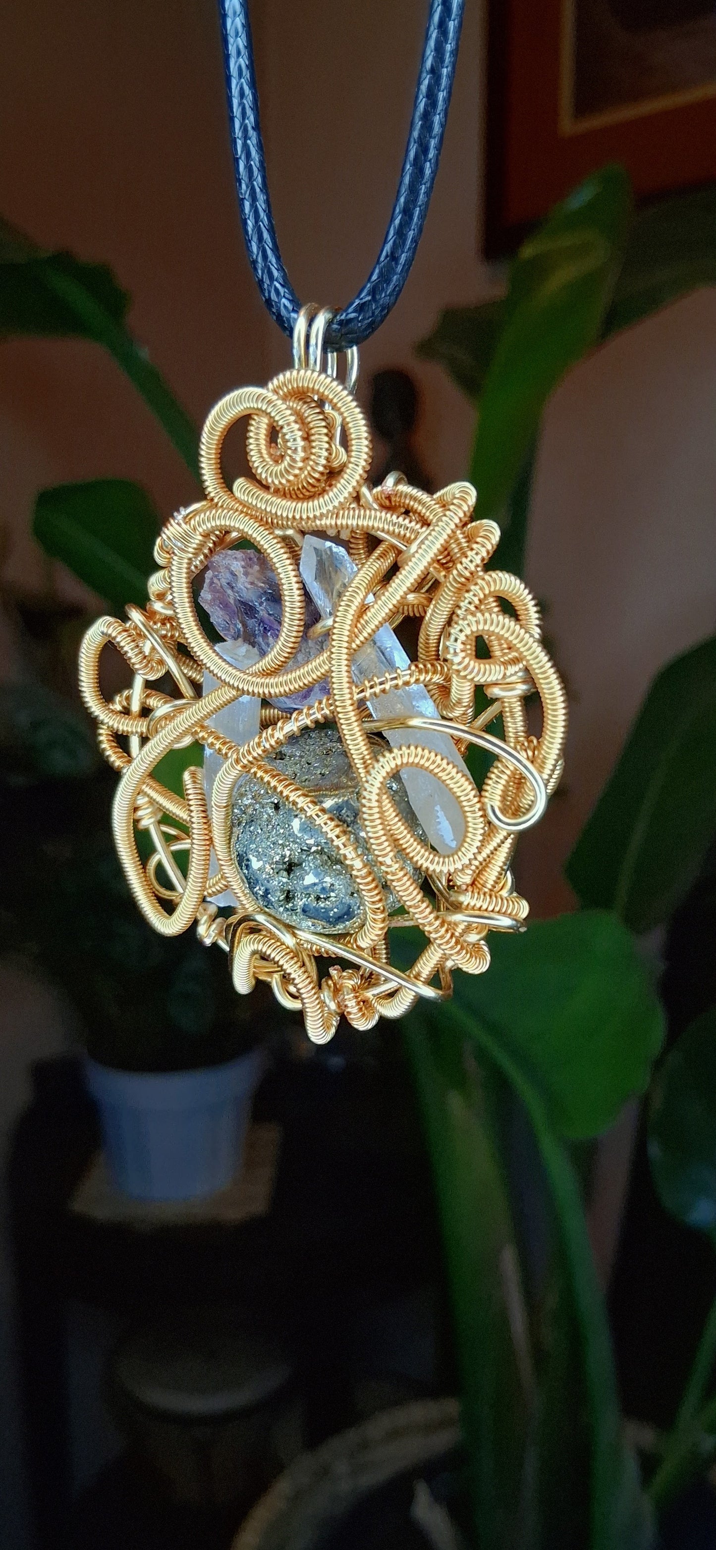 Energy Alignment ✨-Pyrite,Clear Quartz, Selenite