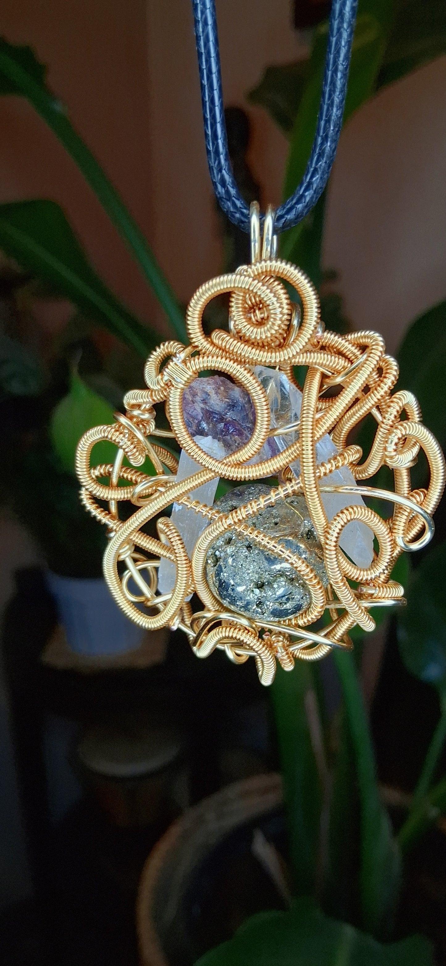 Energy Alignment ✨-Pyrite,Clear Quartz, Selenite