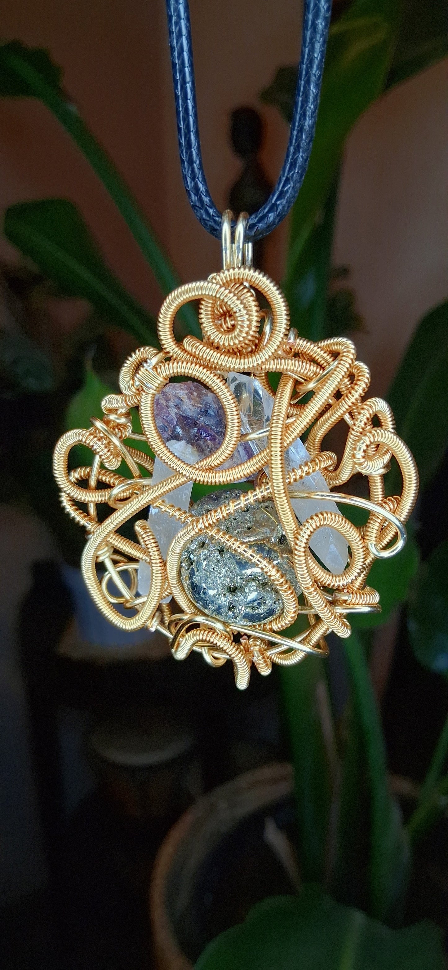 Energy Alignment ✨-Pyrite,Clear Quartz, Selenite