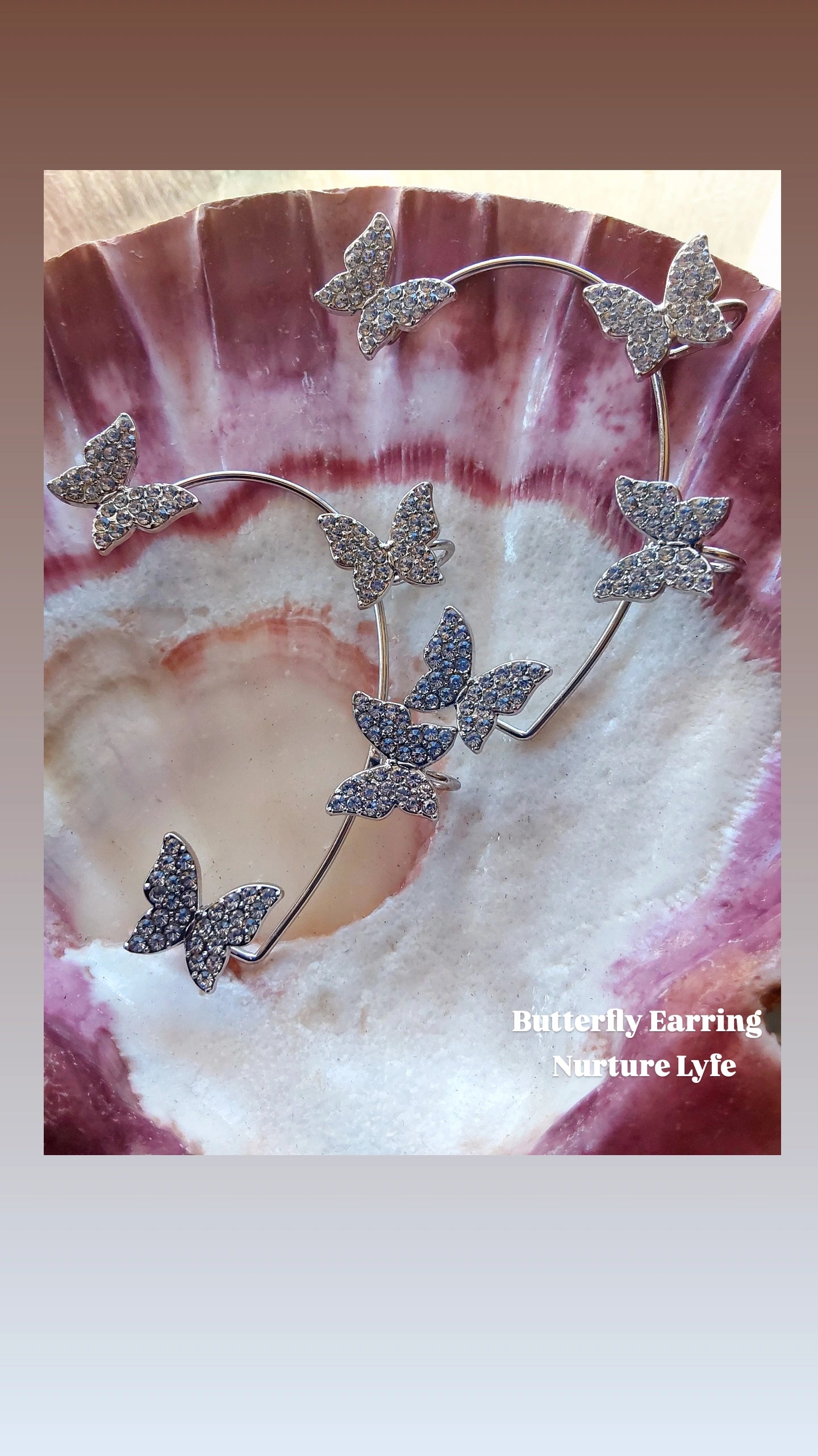 Butterfly Earcuff "A Whisper of Rebellion"