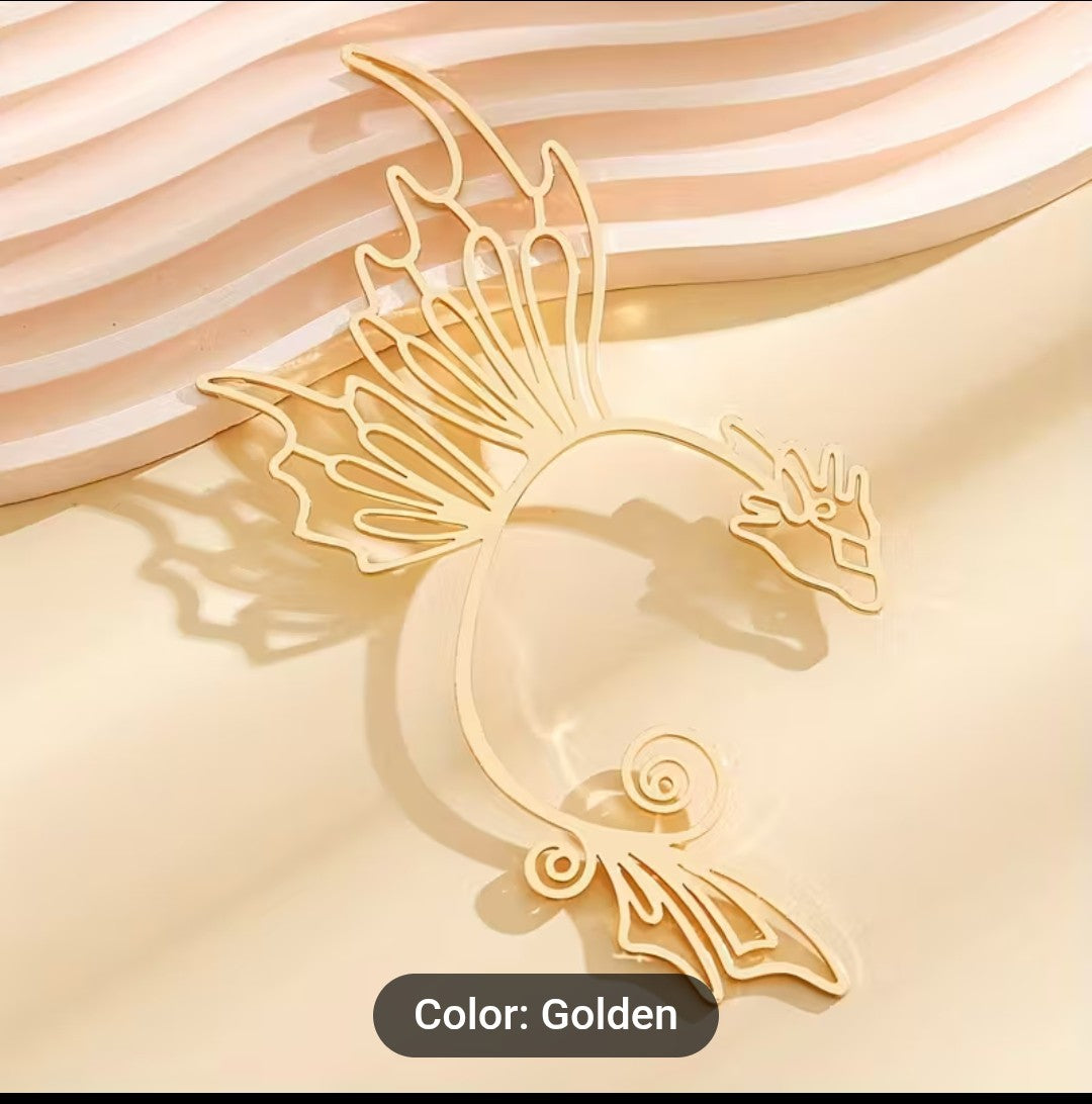 The Dragon's Gaze Ear Cuff